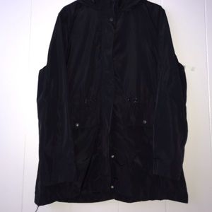 Oversized rain jacket